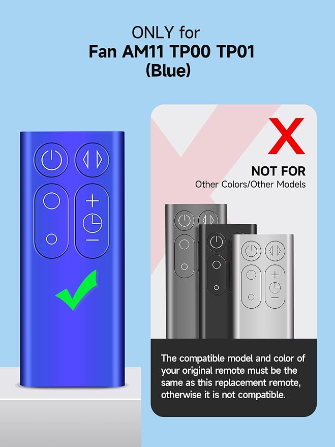 Replacement Remote Control for Dyson TP00 TP01 AM11 Compatible - Image 3