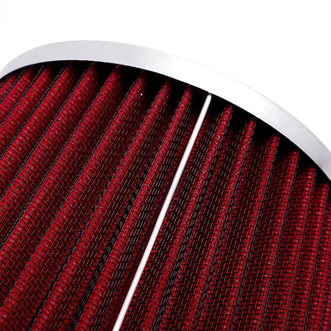 ID2.5" High Flow Inlet Cold Air Intake Cone Air Filter Replacement Clamp-On - Image 8