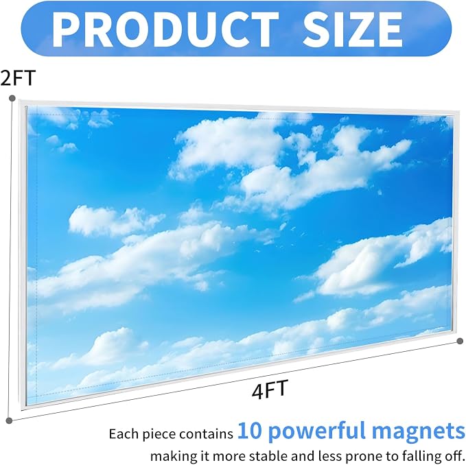 Torixqi 8 Pcs Fluorescent Light Covers - Image 2