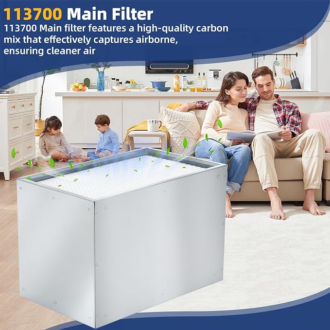 113700 Main Filter with Carbon Mix Compatible with Glowforge Plus/Pro Air - Image 6