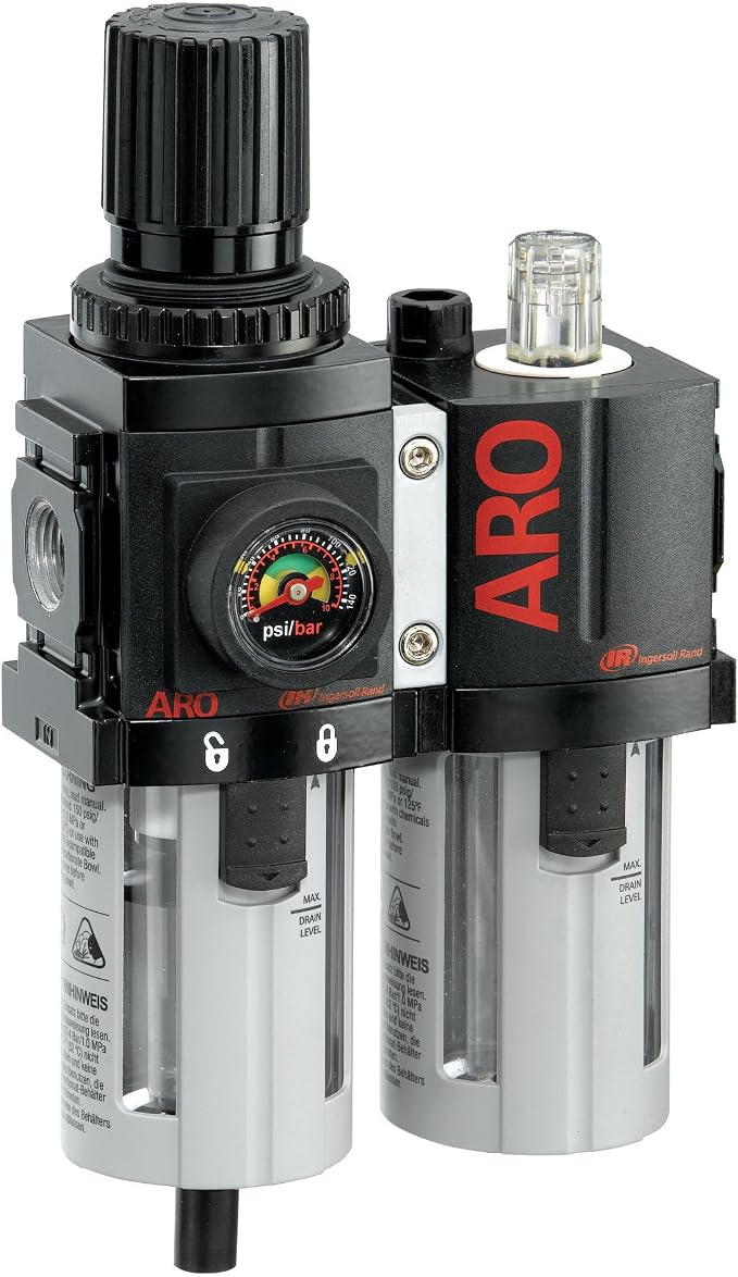 ARO C38231-600-VS Air Filter-Regulator-Lubricator Combination, 3/8" NPT by IngersollRand