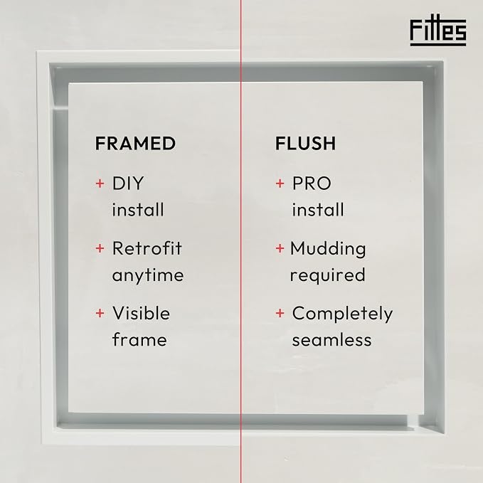 Fittes Flush Exhaust Mount, Minimalist ABS Plastic Bathroom Ventilation Fan - Image 7