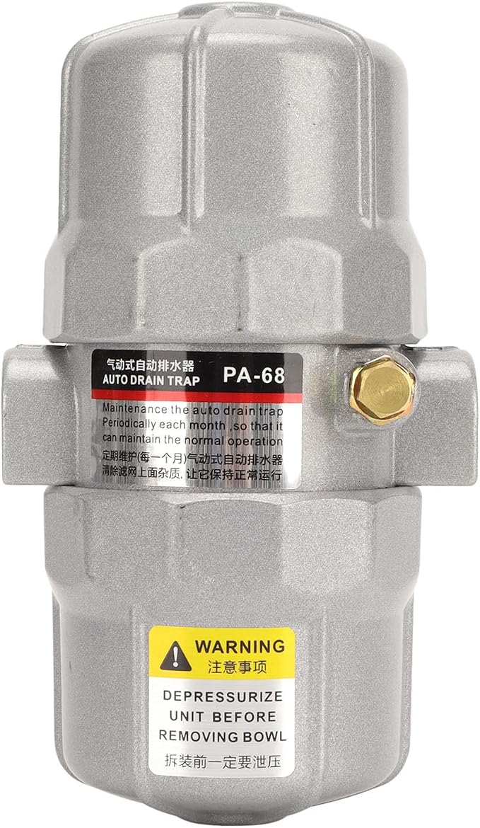 Universal Automatic Drain Valve Pneumatic Filter, 1/2in NPT Interface Drainage - Image 9