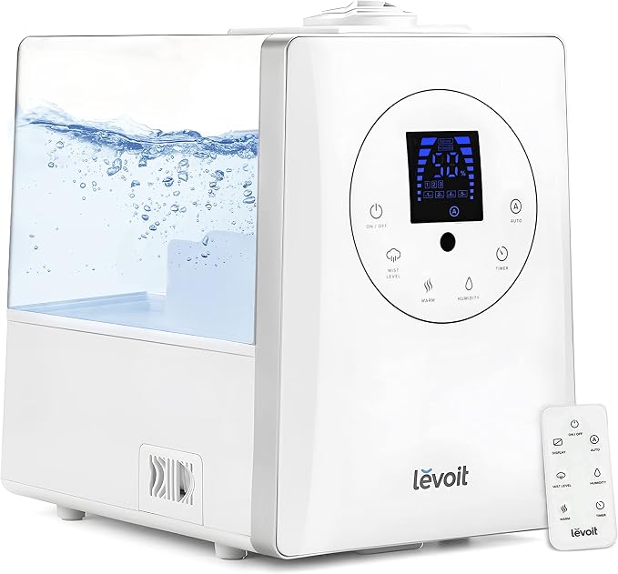 LEVOIT Humidifiers for Bedroom Large Room Home, 6L Warm and Cool Mist by Unknown
