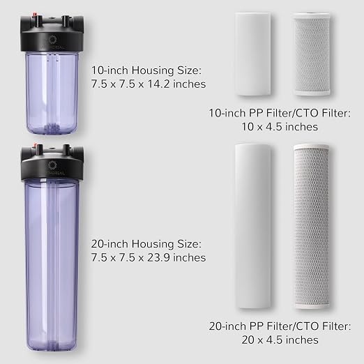 Airthereal Whole House Water Filter Housing, Sediment Filters - Image 7