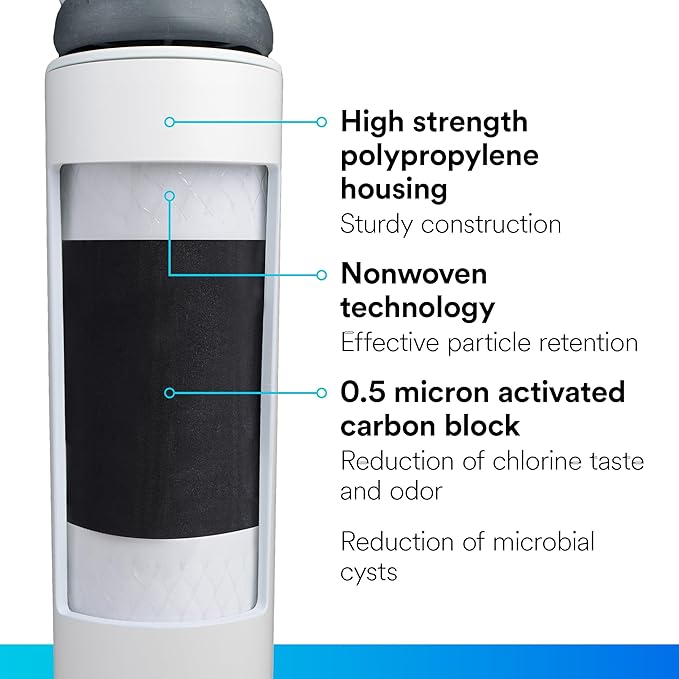 Filtrete Advanced Under Sink Quick Change Water Filtration Filter 3US-PF01 - Image 4