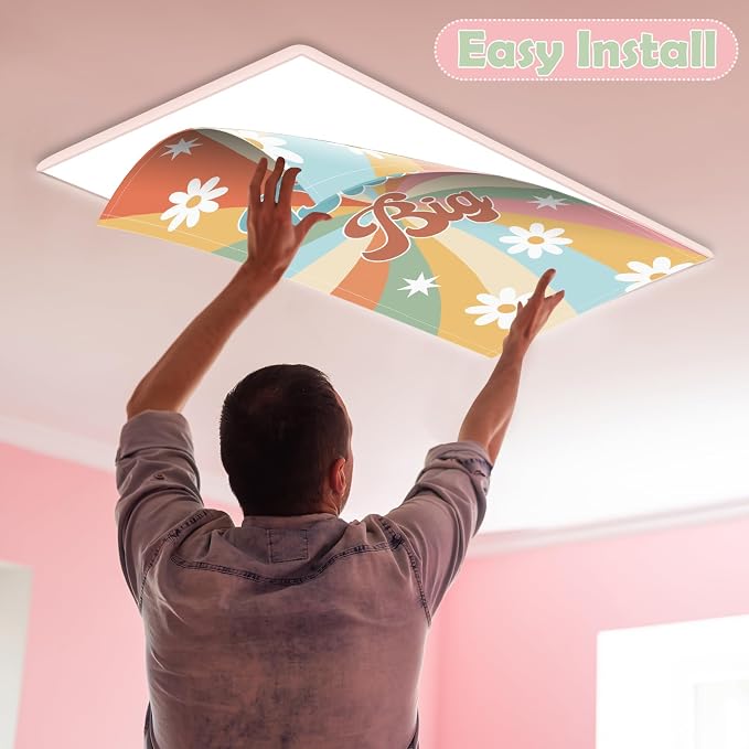 4Pcs Fluorescent Light Covers for Classroom Ceiling Lights, 4 x 2 Feet - Image 4
