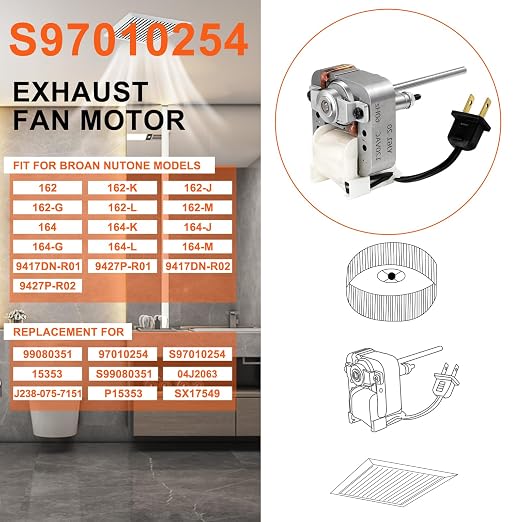 Hiorucet 99080351 97010254 Fan Motor - Image 3