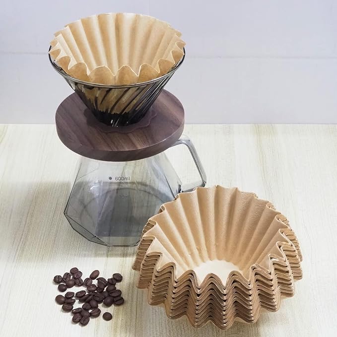 2-5 Cup Coffee Filters, Thicken Natural Coffee Filter Basket - Image 7