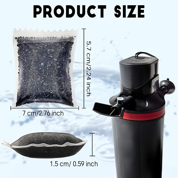 xcivi 6PCS Carbon Filter Media for Aquariums, Premium Activated Carbon - Image 6