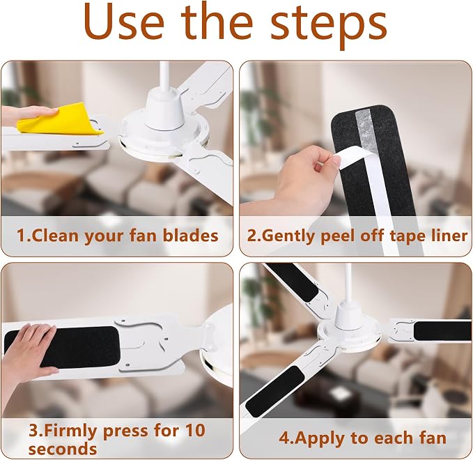 PURPLE STAR 1N 30 Pcs Ceiling Fan Filters - Image 4