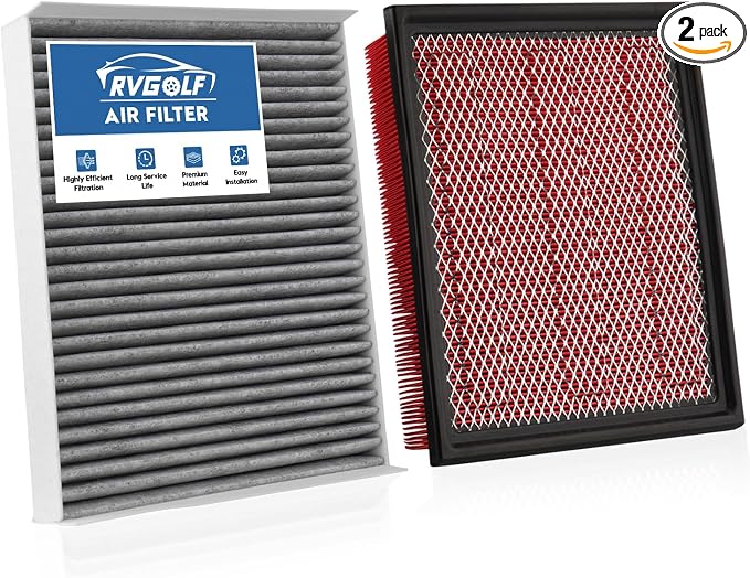 Engine+Cabin Air Filters Fit for Ford Expedition 2018-2025 2026, F-150 by RVgolf