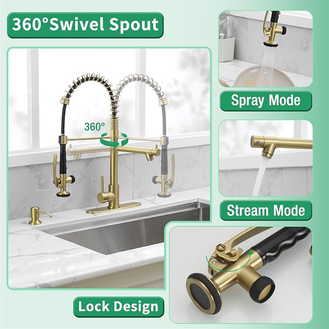 Fapully Commercial Kitchen Sink Faucet - Image 4