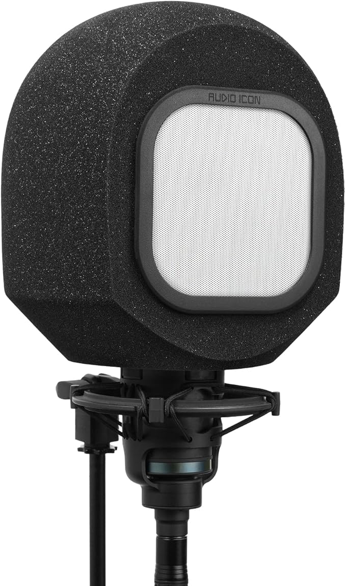 Soundbox Vocal Recording Isolation Booth | Portable Microphone Shield, Pop by AudioIcon
