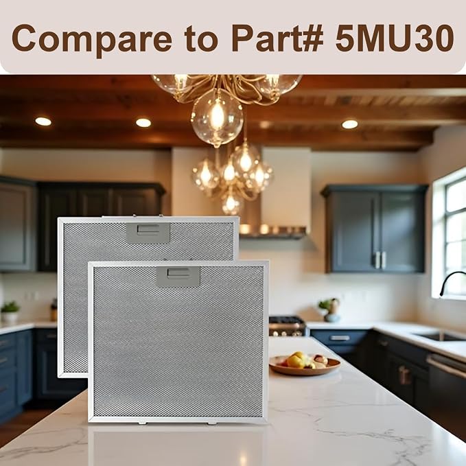 5MU30 Aluminum Mesh Filter Replacement Set Compatible - Image 4