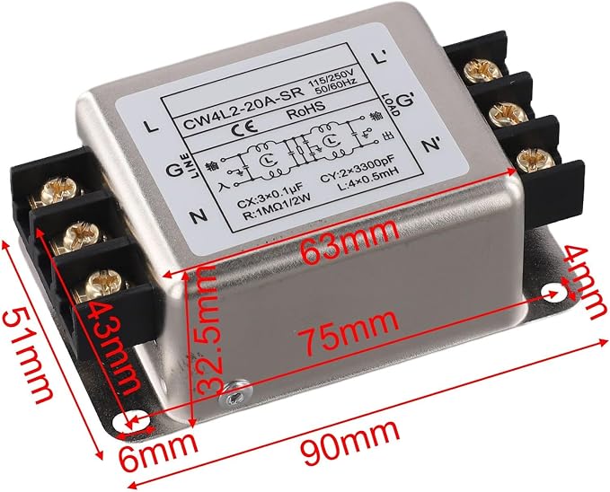 Single-Phase Two-Stage Power Supply Filter - Image 3