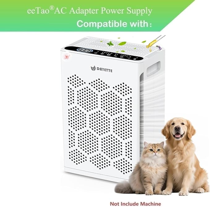 24V Adapter for DAYETTE AP309 Air Purifiers 36W for Home Large Room 3 | eeTao - Image 2
