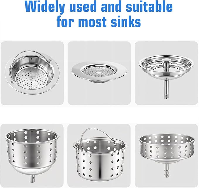300 PCs Disposable Mesh Sink Strainer Bags, Kitchen Strainer Mesh Bag Non-Clog - Image 4