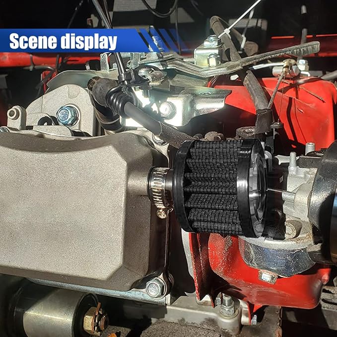 ZIMISI 0.47"/12mm Car Cold Air Intake Filter, Round Tapered Car Valve Cover - Image 5