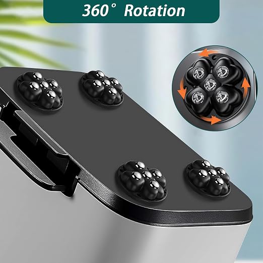 Self Adhesive Caster Wheels, 360° Swivel Stainless Steel Rollers, Low Profile - Image 5