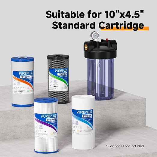 PUREPLUS Whole House Water Filter Housing, Pre-Filtration System, - Image 6