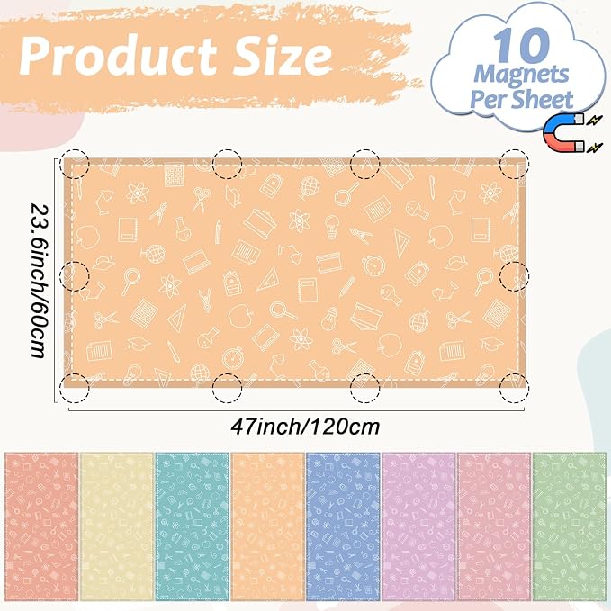 Wiooffen 8 Pcs Stationery Fluorescent Light Covers - Image 2
