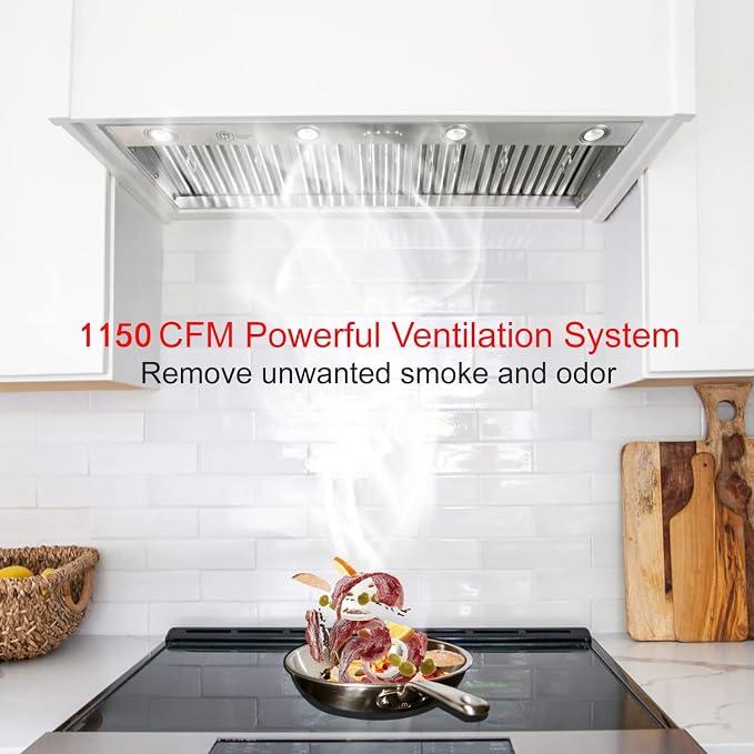 CT Copper Tailor Built-in Range Hood Insert Vent 48 Inch, 1150 CFM - Image 5