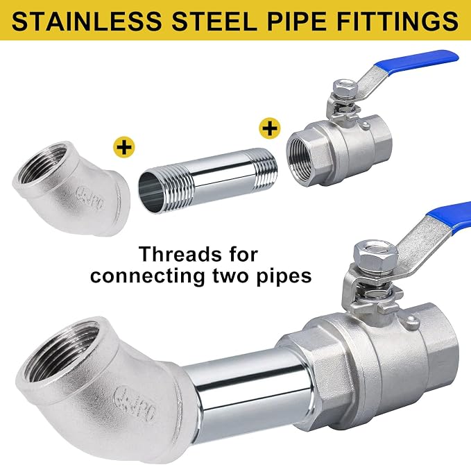 45 Degree Elbow 1PCS, Connector Coupler Apply to Outdoor/Garden/Industrial - Image 7