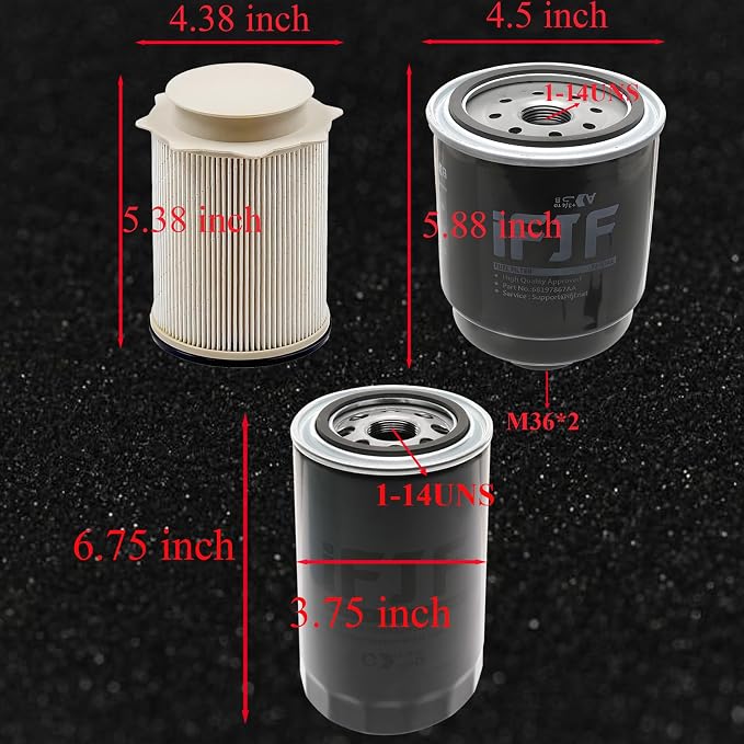 iFJF 68197867AA 68157291AA Fuel Filter and 5083285AA Oil Filter Replacement - Image 2