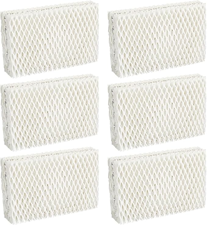 6 Pack WF813 Humidifier Filter Replacement, Upgraded Humidifier Wick Filter by Qloby