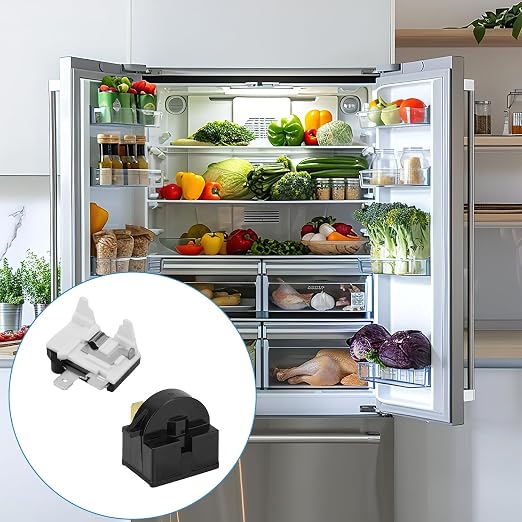 2pcs QP2-4.7 Starter Relay & 2pcs Overload Protector, Pin Refrigerator Starter - Image 7