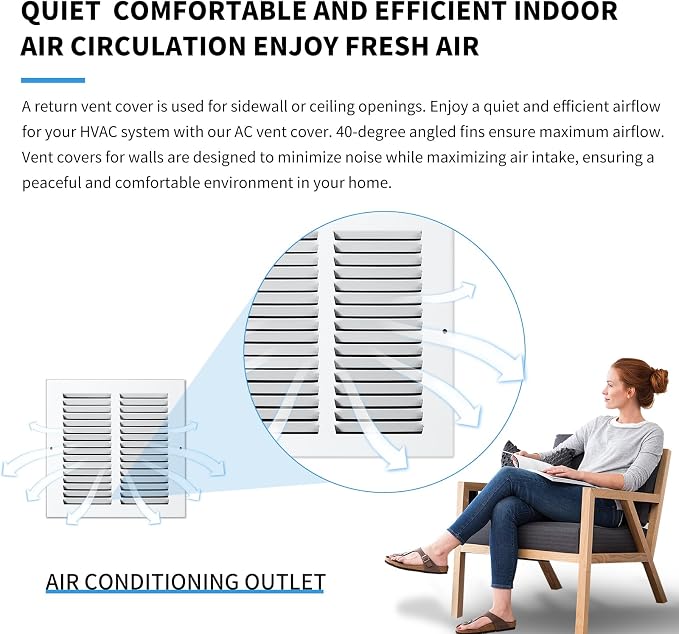 20x10 Air Return Grille Return Vent Cover - Image 7