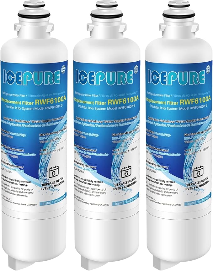 ICEPURE Refrigerator Water Filter Replacement by ICEPURE