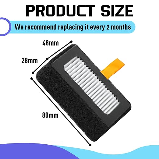 2PCS Ultra HEPA 13 + Activated Carbon Combo Air Filter Compatible - Image 3
