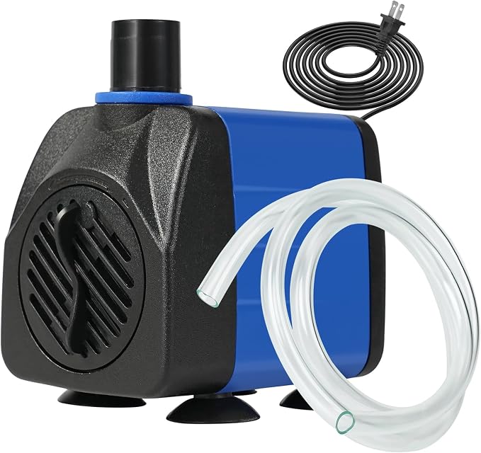 AQUANEAT Small Fountain Pump, 160 GPH Mini Submersible Water Pump by Aquaneat