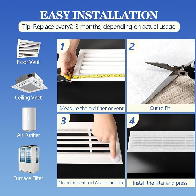 MERV 13 Air Filter Material -23 Ft² Cut to Fit Air Filter Media - Image 6