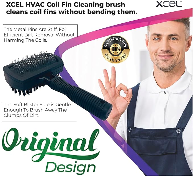 XCEL Advanced HVAC Coil Cleaning Fin Brush - Image 3
