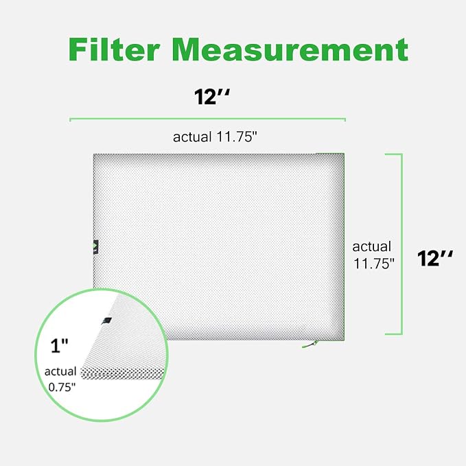 Reair 12x12x1 Extra Replacement Filter without Frame, Washable and Reusable Air - Image 6