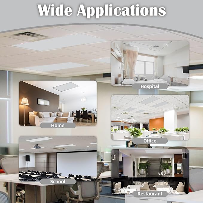 ANGSYLTH 2 Pcs Fluorescent Light Covers - Image 5
