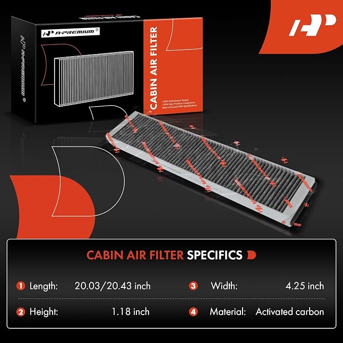 A-Premium 2-Pack Cabin Air Filter - Image 2