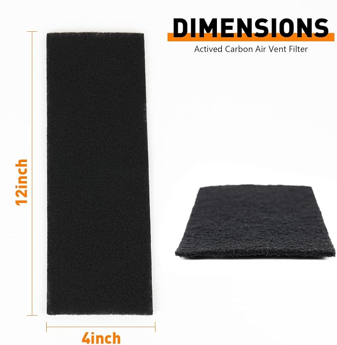 20PCS 4" x 12" Activated Carbon Air Filters - Image 5