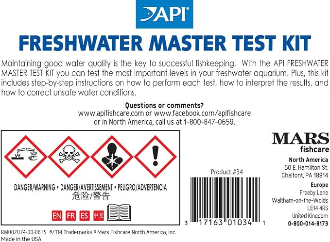 API FRESHWATER MASTER TEST KIT 800-Test Freshwater Aquarium Water Master Test - Image 2