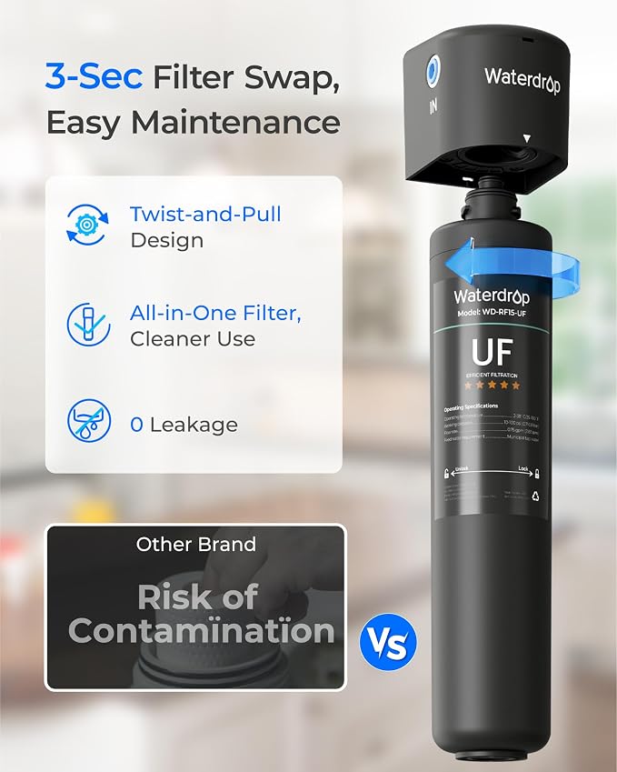 Waterdrop 15UC-UF 0.01μm Inline Water Filter - Image 8