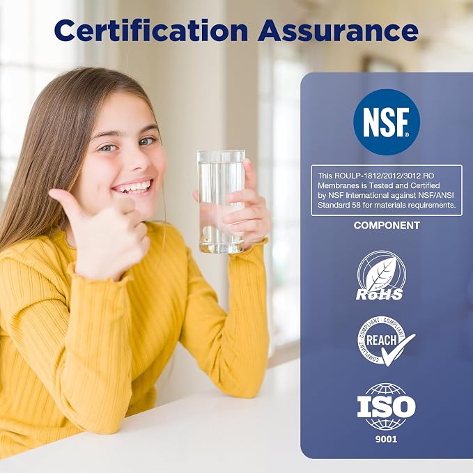 Membrane Solutions 100 GPD RO Membrane, Reverse Osmosis Membrane, RO Membrane - Image 2