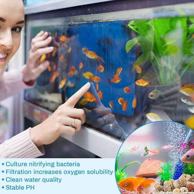 Timgle 3 Bags Aquarium Filter Media Bio Balls Ceramic Rings Set 1500 g Total - Image 5