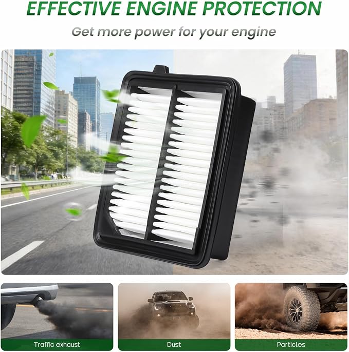Cabin Engine Air Filter Kit CF11182 CA11399 Fit - Image 5