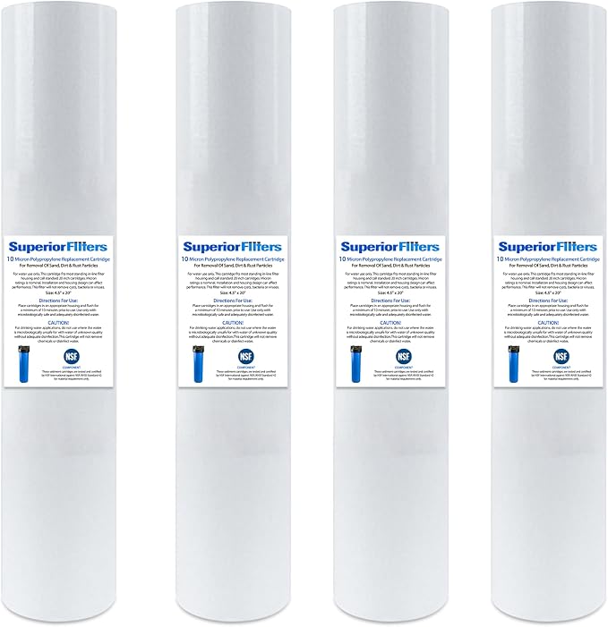 10 Micron Sediment water Filter by SuperiorFilters
