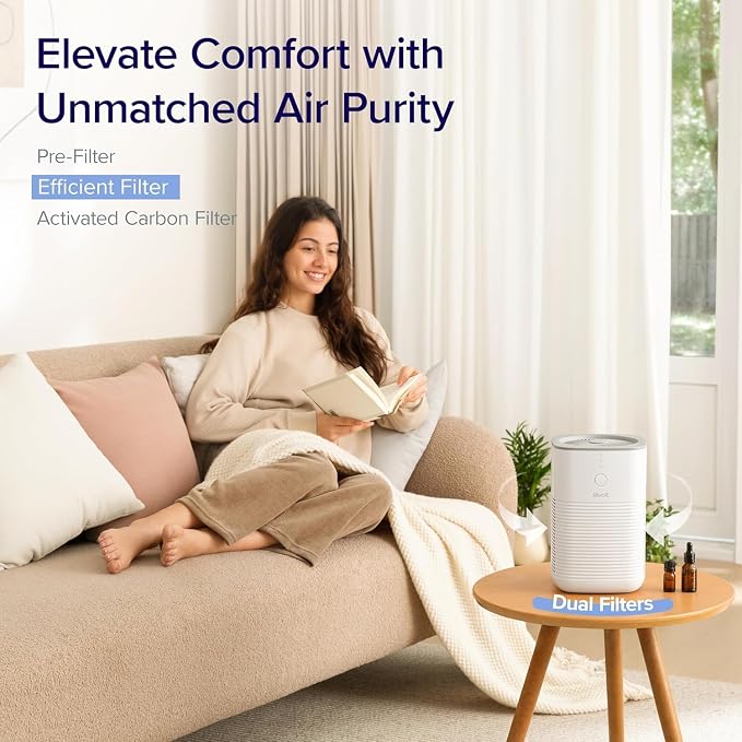 LEVOIT Air Purifier for Home Bedroom, AHAM Verifide, Freshens Small Room - Image 3