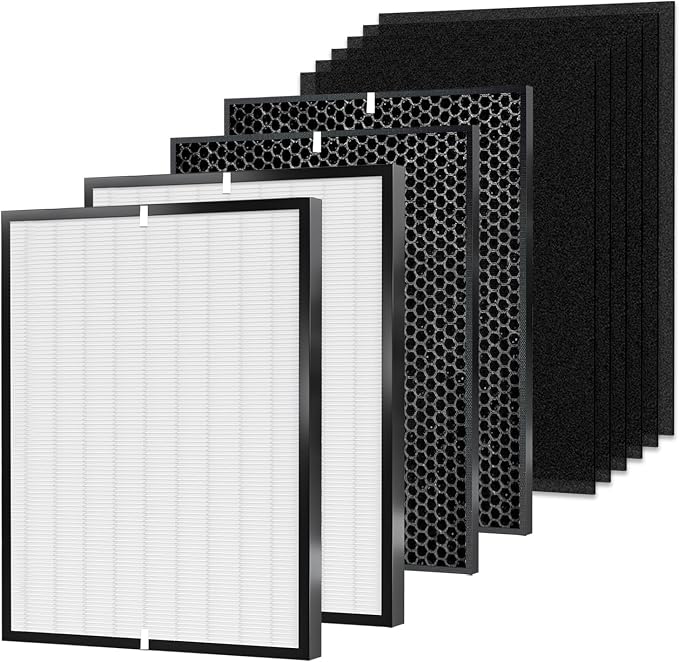 10-Pack Amboseli Replacement Filters Compatible 3000 Air Purifi-er, 3000Pro Air by Amboseli