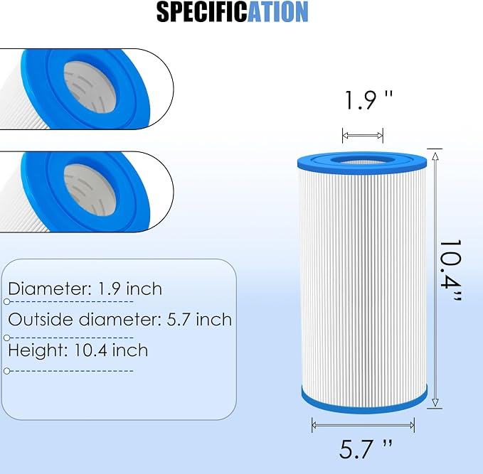 Hot Tub Filter Replacement Repalces Watkins 31489, 73250 Hot Spring Tri - Image 2